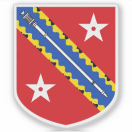 Pegatina Coat of arms of the city of Bangor, Gwynedd, Wales