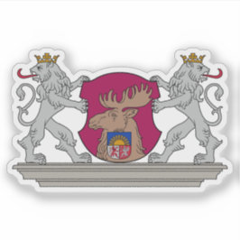 Pegatina Coat of arms of the city of Jelgava, Latvia