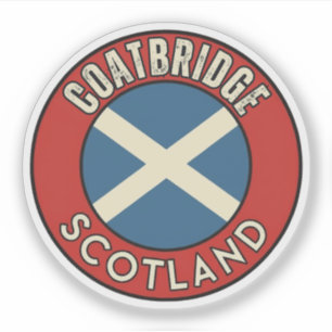 Pegatina Coatbridge, Escocia