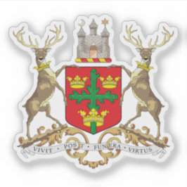 Pegatina Coats of arms of the city of Nottingham, England