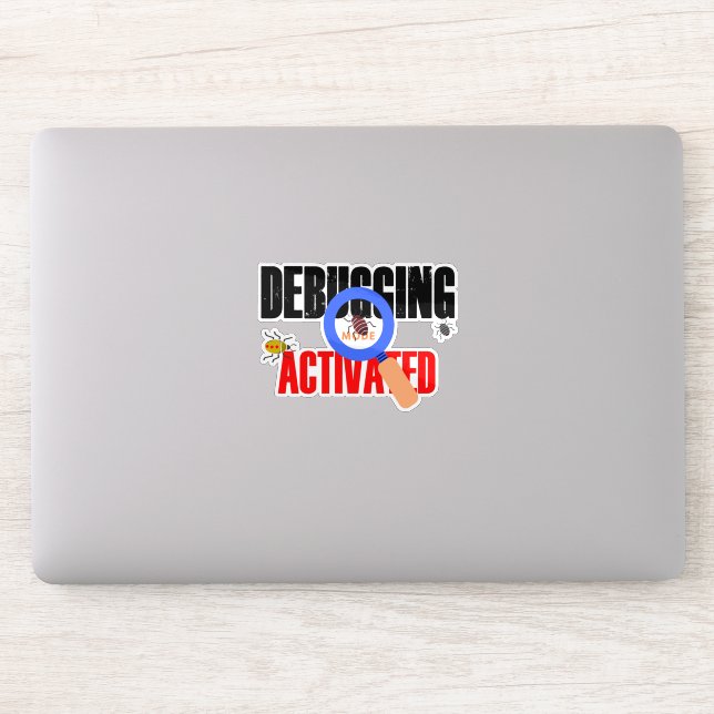 Pegatina Cobol Programming Debug Mode Activated Sticker (Ordenador)