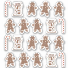 Pegatina Cocina de los Navidades de Candy Cane de la casa d