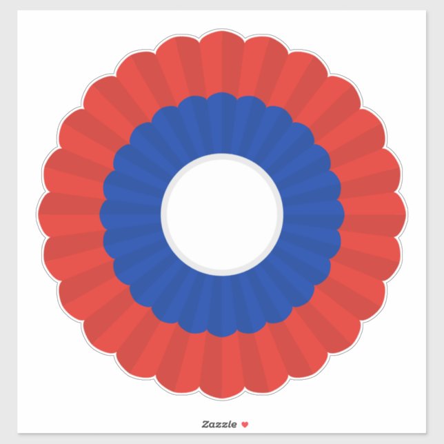 Pegatina Cockade Nacional de los Estados Unidos (Hoja)