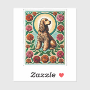 Pegatina Cocker Spaniel