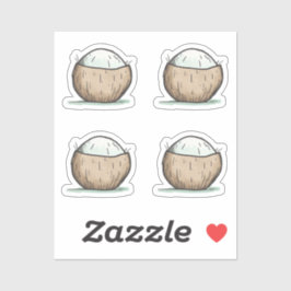 Pegatina Coco de color de agua suave