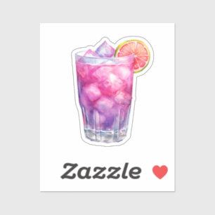 Pegatina Cóctel rosa Lemonade