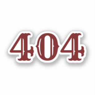 Pegatina Código de área 404 (Atlanta, GA)