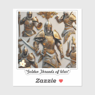 Pegatina "Código del guerrero"