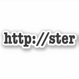 Pegatina código http://ster