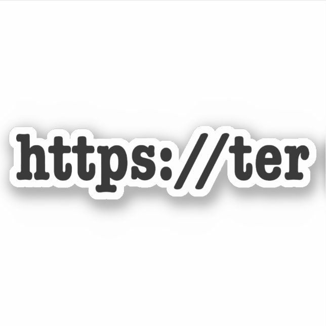 Pegatina código https://ter (Anverso)