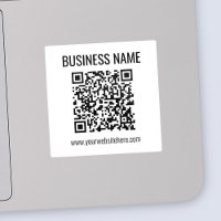 Código QR de personalizable y nombre comercial