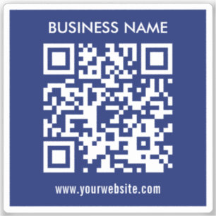 Pegatina Código QR editable (generado instantáneamente)   A