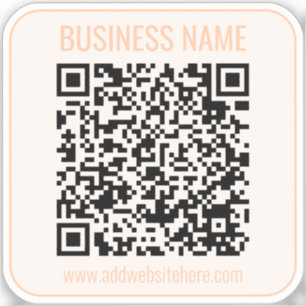 Pegatina Código QR instantáneo (introduzca la dirección URL