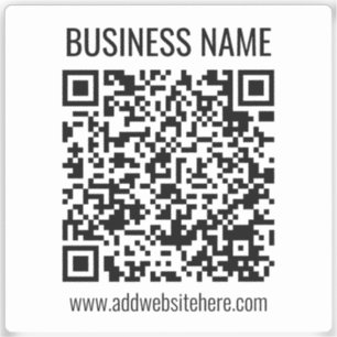 Pegatina Código QR instantáneo (introduzca la dirección URL