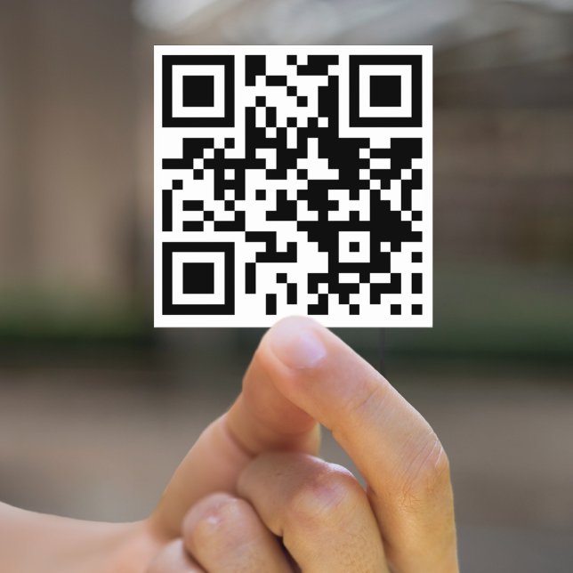 Pegatina Código QR moderno Escaneo mi URL empresarial Medio (Subido por el creador)