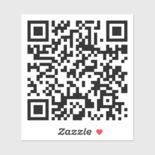 Pegatina Código QR promocional del personalizado