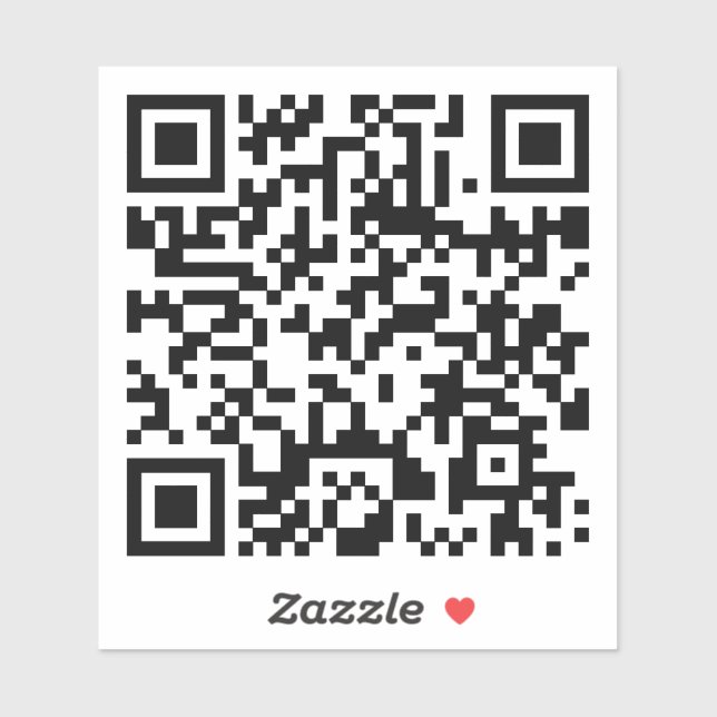 Pegatina Código QR promocional del personalizado (Hoja)