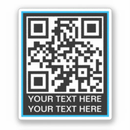 Pegatina Código QR simple