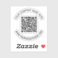 Código QR y texto Personalizado profesional person