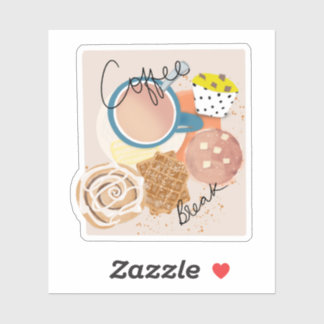 Pegatina Coffee Break