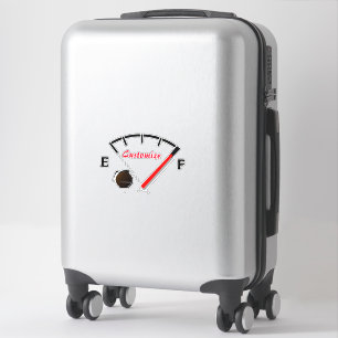 Pegatina Coffee Fuel Gage Full Thunder_Cove