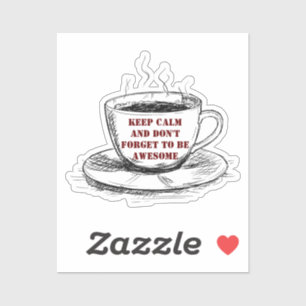 Pegatina Coffee In The Morning Is My Love