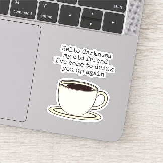 Pegatina Coffee Vintage Lover Cita divertida