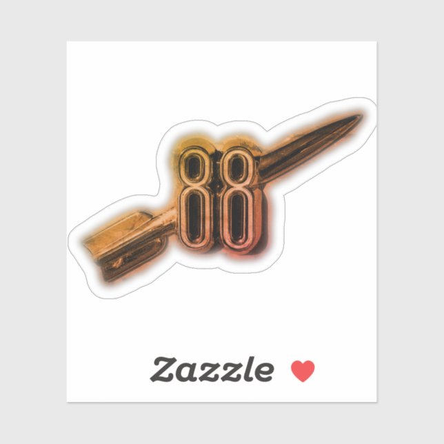 Pegatina Cohete 88 (Hoja)