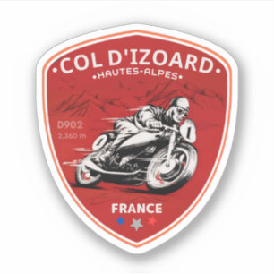 Pegatina Col d'Izoard D 902 Macizo del Queyras
