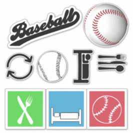 Pegatina Colección de Béisbol Eleep Sleep