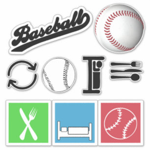 Pegatina Colección de Béisbol Eleep Sleep