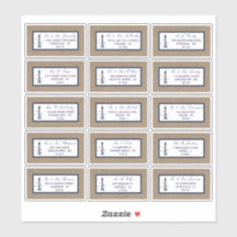 Colección de Bodas Burlap del faro náutico