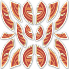 Pegatina Colección de Iconos de Máscaras Africanas Stickers