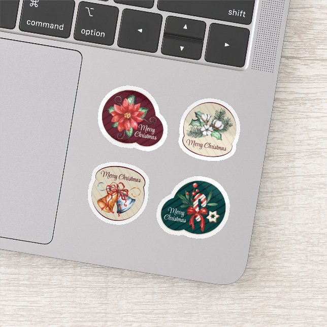 Pegatina Colección de insignias de navidad (Detalle)