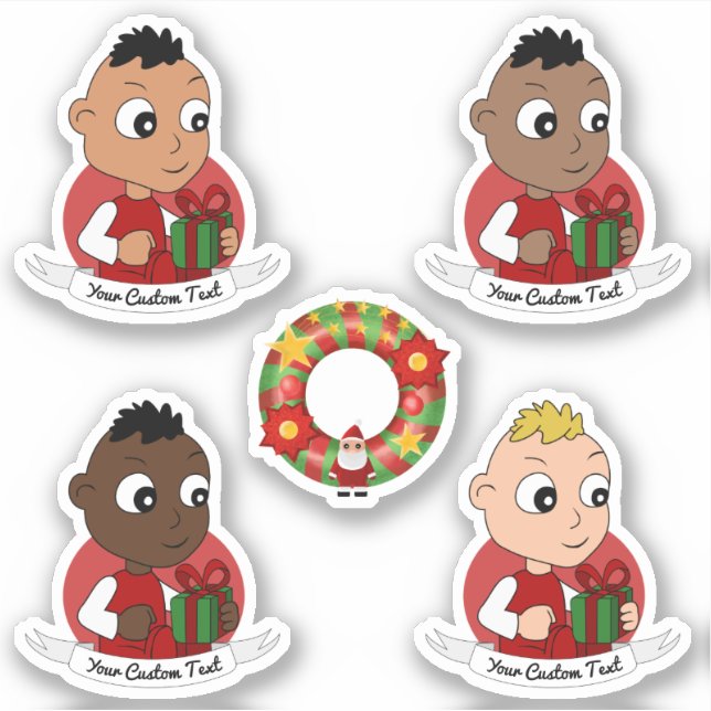 Pegatina Colección de Navidades y personalizados infantiles (Anverso)