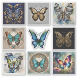 Pegatina Colección de Stickers de Mariposas