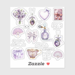 Pegatina Colección de Stickers Purple Bliss