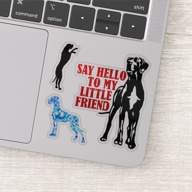 Pegatina Colección Gran Danés de Carsticker (Detalle)