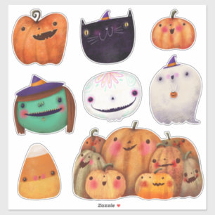 Pegatina Colección Happy Halloween Cute Decour