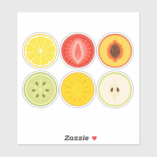 Pegatina Colección Retro Fruit Slice Stickercore