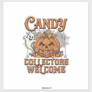 Pegatina Coleccionistas de Dulces Bienvenidos Calabaza Fant