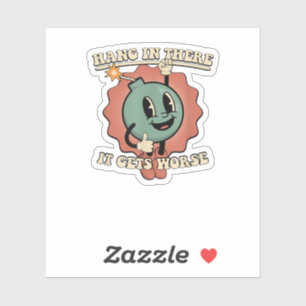 Pegatina colgar ahí dentro se pone peor