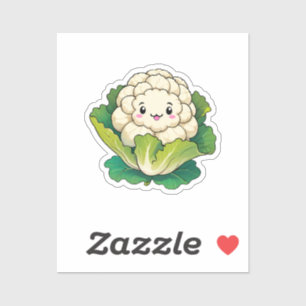Pegatina Coliflor Kawaii