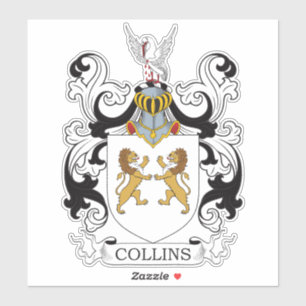Pegatina Collins Family Crest