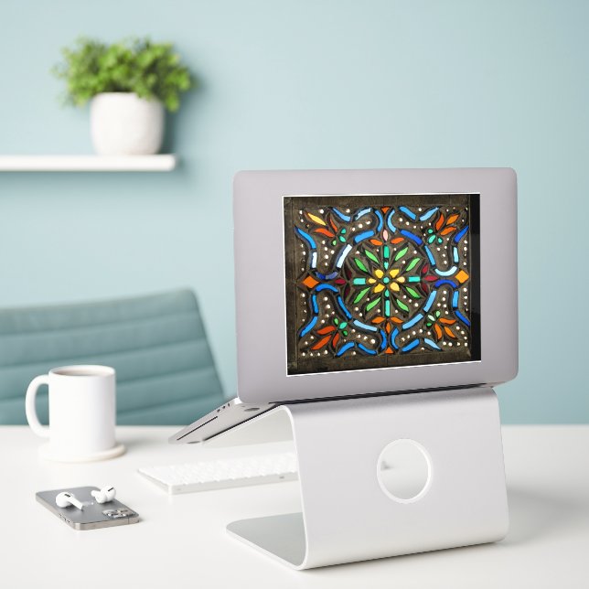 Pegatina Collorful Ottoman pattern (Ordenado portátil  en el escritorio)