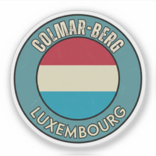 Pegatina Colmar-Berg, Luxemburgo