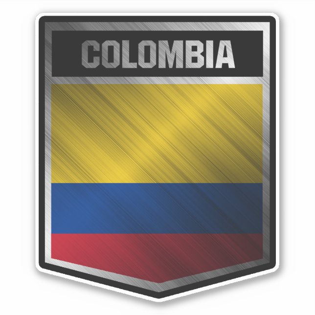 Pegatina Colombia (Anverso)