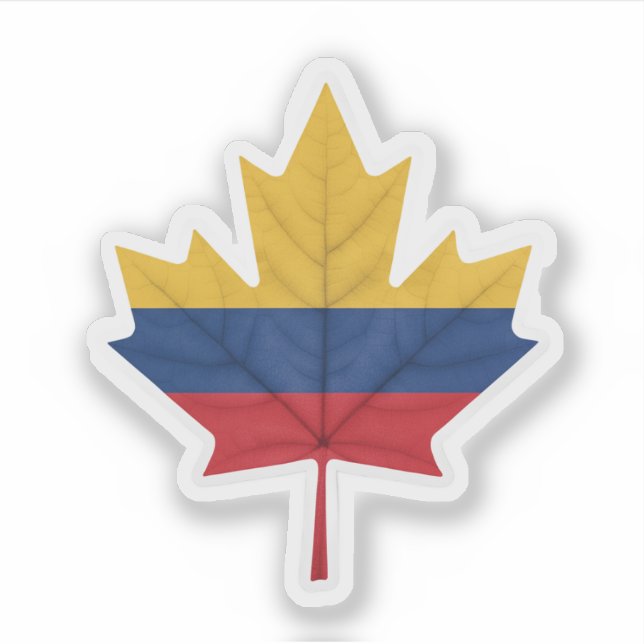 Pegatina Colombian Canadian (Anverso)