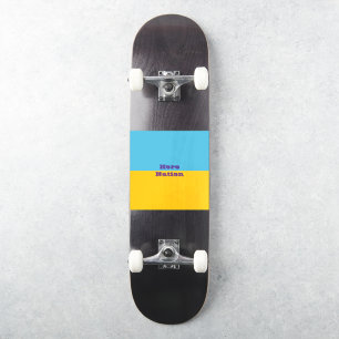 Pegatina Color de UcraniaGran Personalizado de 8" x 8"-Cort