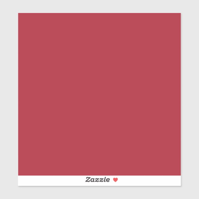 Pegatina Color de verano primavera rojo intenso (Hoja)